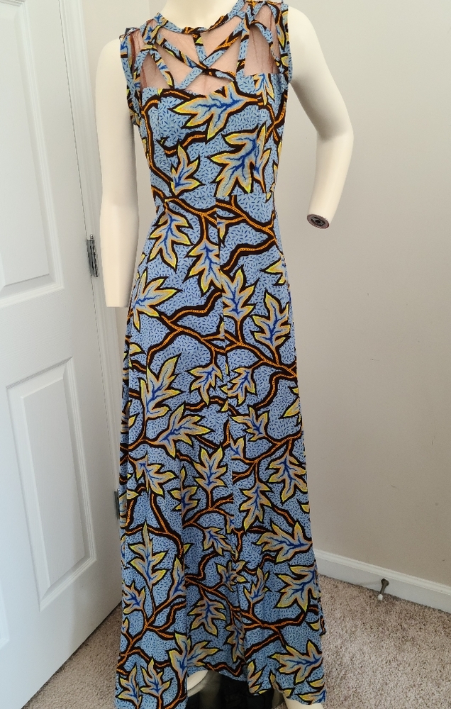 Authentic Ankara maxi dress